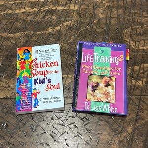 Bundle of books, Chicken Soup for the Kids Soul & Life Training 2